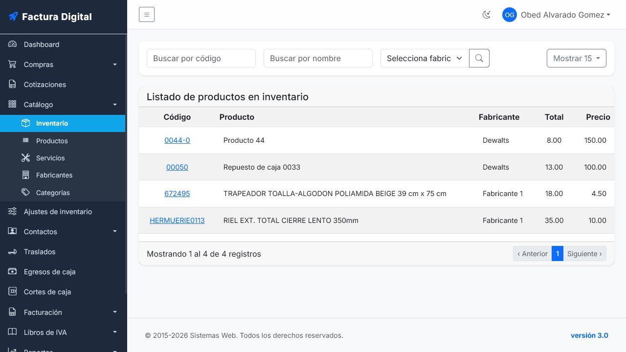 Inventario